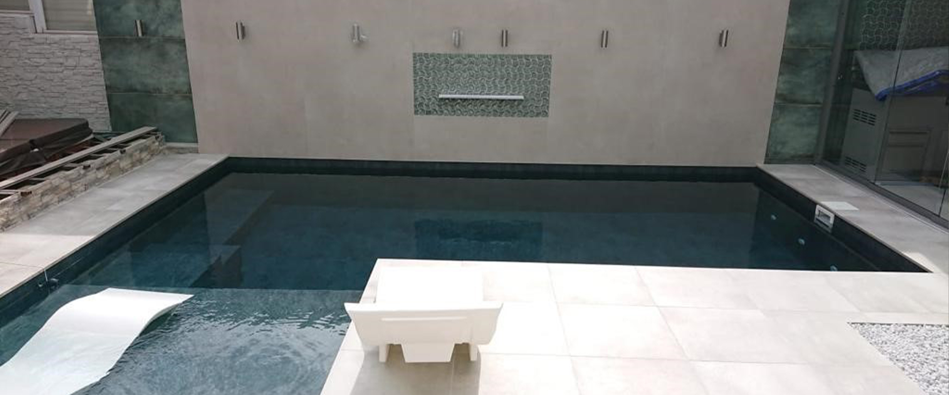 Pool gemauert